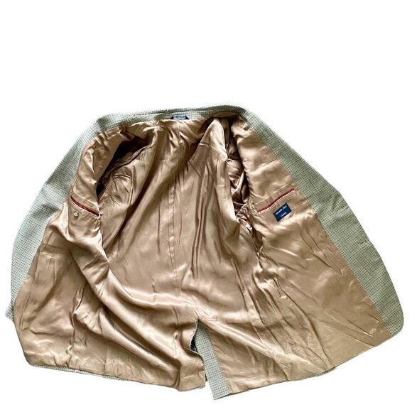 Alexander Julian Classics Sportscoat Blazer Wool Houndstooth Pattern Men's 44L - Picture 14 of 14